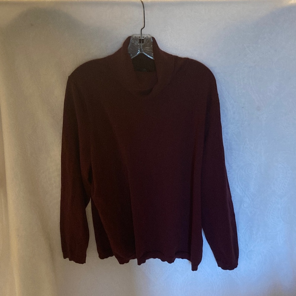 Talbots Women's Burgundy Cowl Neck Sweater